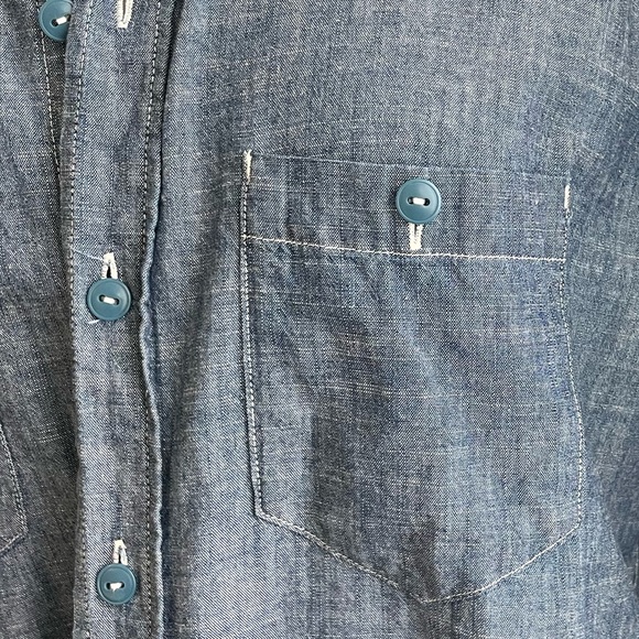Journal Standard Chambray Denim Button up Shirt- "One Size" Japanese Size - Picture 5 of 10